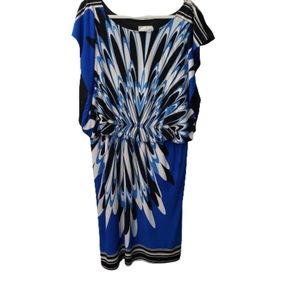 Pride & Joy Starburst Print Summer Tunic Dress Plus Size 22